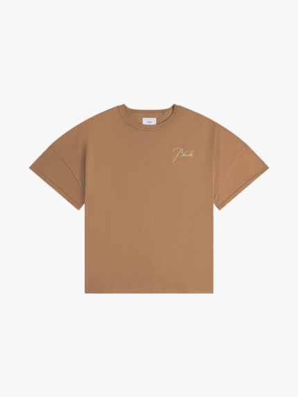 rhude-t-shirt-brown